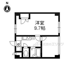 エスペランザ 1Kの間取図画像