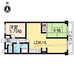 メゾンフェニックス 2LDKの間取図画像