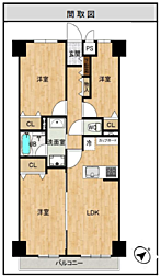 間取図画像 3LDK