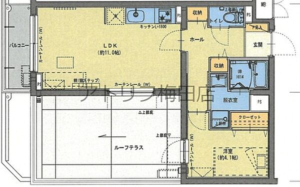 RIFF石橋阪大前 ｜大阪府池田市豊島北2丁目(賃貸マンション1LDK・4階・38.57㎡)の写真 その2