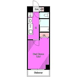 ヴェルステージ大森町駅前 1Kの間取図画像