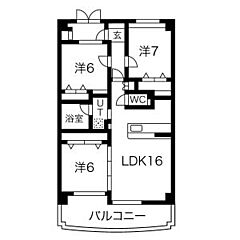 物件の間取り