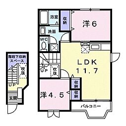 リヴ・アラモード 2階/-