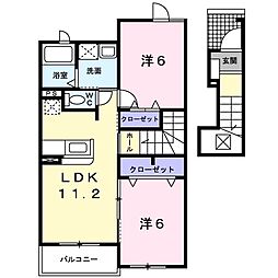 クロシェットII 2階/-