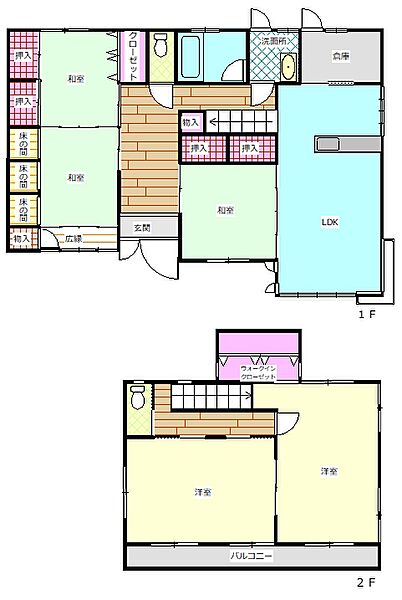 間取りを拡大表示
