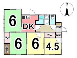 中古戸建　足利市西新井町　平屋