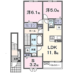 ブリーゼ メゾンII 3LDKの間取図画像