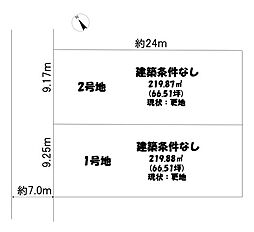 売土地 秋田市保戸野中町　1号地