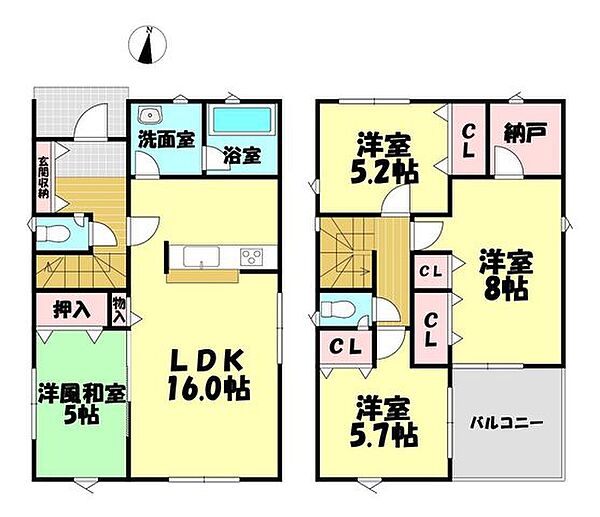 間取りを拡大表示