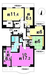 間取図画像 4LDK