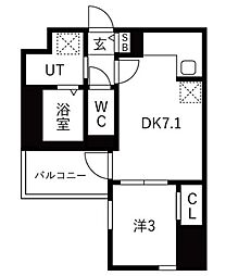 間取図画像 1DK