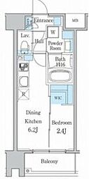 Partners今池 1DKの間取図画像