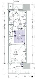 プレサンスグラン丸の内 1LDKの間取図画像