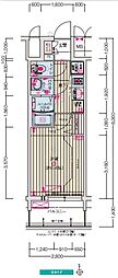 プレサンスTHE新栄 1Kの間取図画像