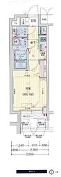 プレサンス広小路通葵 1Kの間取図画像