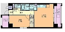 ヴェネチア・プリモ 1LDKの間取図画像
