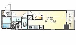 CasaGrandeAoi ワンルームの間取図画像