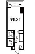 愛知県名古屋市中区橘１丁目（賃貸マンション1K・7階・18.25㎡） その2