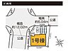間取り：二方道路に面し開放感と視認性の高い準角地