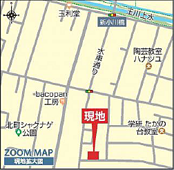 地図を拡大表示