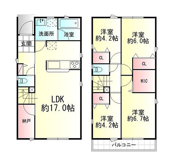 間取りを拡大表示