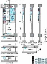 ＧＥＮＯＶＩＡお花茶屋ＩＩｓｋｙｇａｒｄｅｎ 215 ｜ 東京都葛飾区宝町２丁目（賃貸マンション1K・2階・20.88㎡） その2