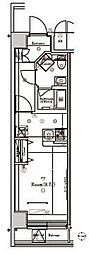 Raffistar錦糸町2 ワンルームの間取図画像