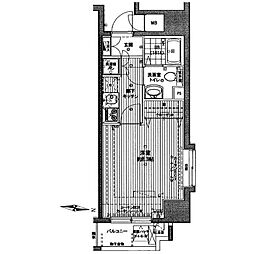 スパシェリーヴァ浅草 1Kの間取図画像