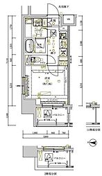 MAINSTAGERYOGOKU2 1Kの間取図画像
