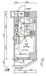 メインステージ南砂町II 1Kの間取図画像