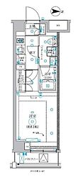 クレアルプレミア大島 1Kの間取図画像