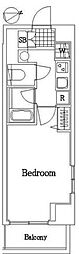 PARKWell大島 1Kの間取図画像