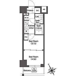 COMFORIALIV根岸二丁目 2Kの間取図画像