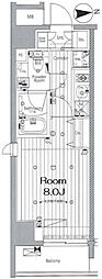 MAKESDesign森下 1Kの間取図画像