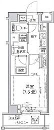アイルルシェール錦糸町 1Kの間取図画像