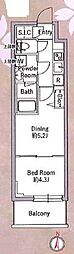 Primal 両国 2Kの間取図画像