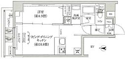 足立区西新井栄町3丁目マンション 1LDKの間取図画像