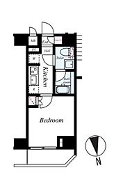 Risingplace綾瀬二番館 1Kの間取図画像