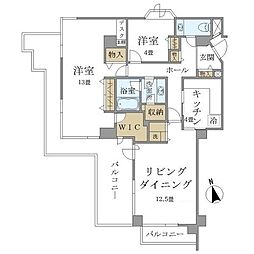 howffRELAX三軒茶屋 2LDKの間取図画像