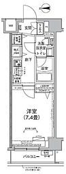 アイルリーヴァ向島 1Kの間取図画像