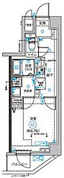 DIPS西新井 1Kの間取図画像