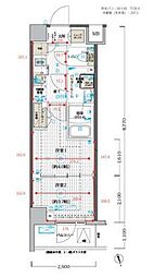 MAXIVCROSお花茶屋 2Kの間取図画像