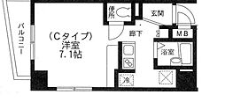 三和第一ビル ワンルームの間取図画像