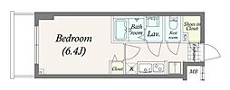 THEPASEO新小岩2 1Kの間取図画像