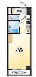FCプレミール竜泉 ワンルームの間取図画像