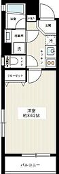 SCOMFORT錦糸町 1Kの間取図画像