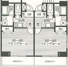 物件の間取り