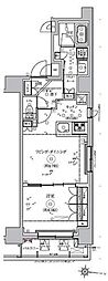 RELUXIA本所吾妻橋III 1LDKの間取図画像