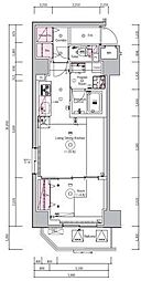 SYFORME IRIYAII 601 1LDKの間取図画像