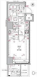 クレイシア・ヴァースクレイシアIDZ浅草 1Kの間取図画像